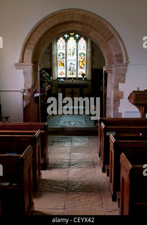 St.-Lorenz-Kirche, Barton auf der Heide, Warwickshire, England, UK Stockfoto