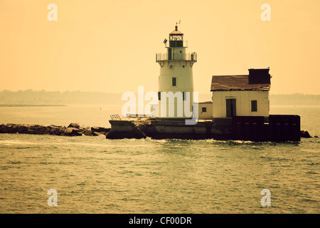 Cleveland-Leuchtturm gesehen vom Eriesee Stockfoto