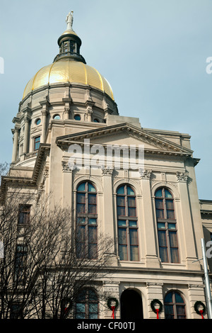 Atlanta, Georgia - State Capitol Building Morgen mal gesehen Stockfoto