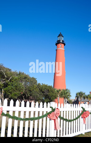 Ponce de Leon Inlet Lighthosue in Florida Stockfoto