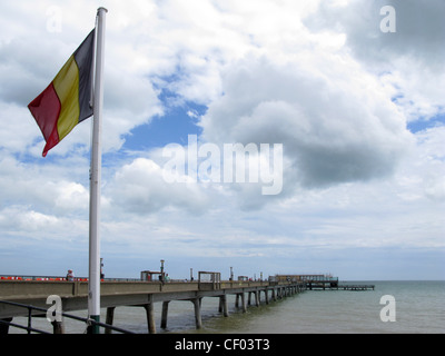 Der Pier am Deal in Kent, eröffnet im Jahr 1957 durch den Duke of Edinburgh. Stockfoto