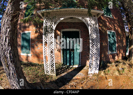 Geschlossene und verlassenen Gebäude im Kings Park psychiatrisches Krankenhaus komplexe Long Island NY Stockfoto