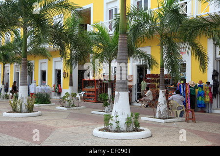 Souvenir-Shops, San Miguel de Cozumel, die Insel Cozumel, Isla de Cozumel, Quintana Roo, Mexiko, Karibik Stockfoto