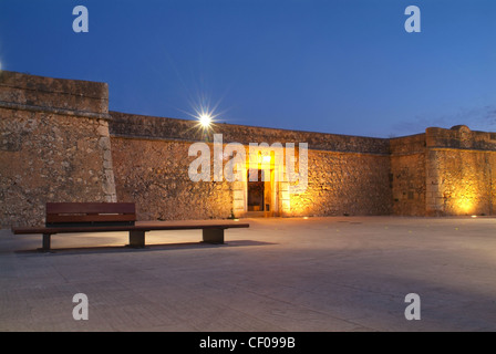 Forte de Santa Catarina, Portimao, Algarve Stockfoto