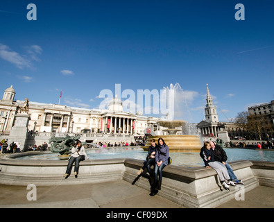 Trafalgar Square London England Great Britain UK Stockfoto