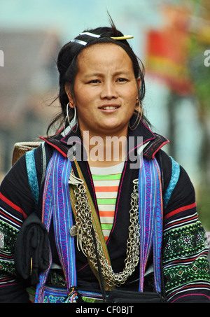 Ethnischen Hmong-Mädchen in Sapa, Vietnam Stockfoto