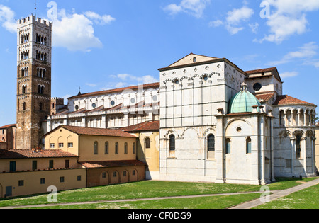 Kuppel von Lucca / Duomo di Lucca, Toskana, Italien Stockfoto