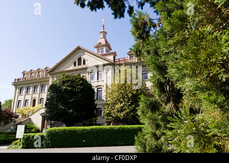 St. Anna Akademie. Victoria, British Columbia, Kanada. Stockfoto