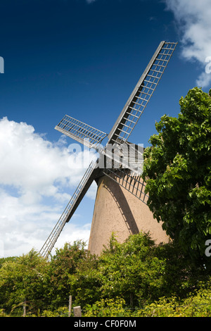 Großbritannien, England, Isle Of Wight Bembridge Windmühle Stockfoto