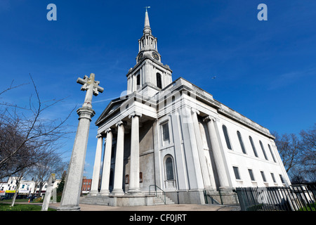 Allerheiligen Kirche Pappel, Tower Hamlets, London, England, Vereinigtes Königreich. Stockfoto