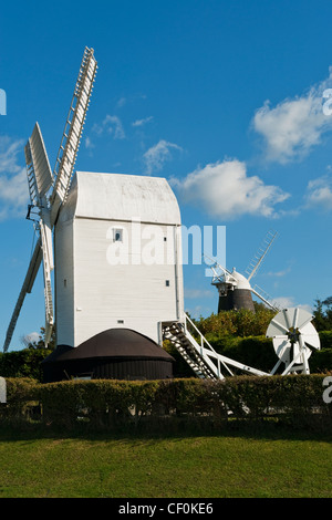 Jack und Jill Windmühlen Stockfoto