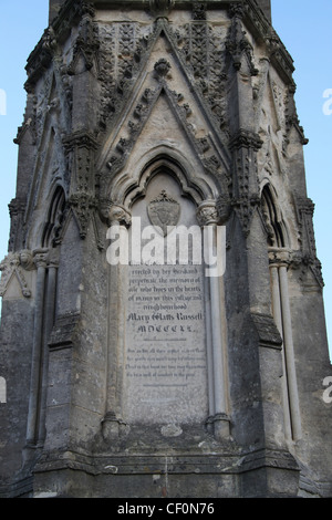 Detail von Ilam Kreuz Stockfoto