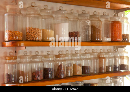 Glas-Küche-Vorratsdosen Stockfoto, Bild: 39836399 - Alamy