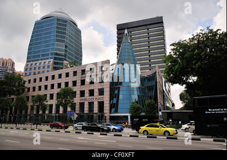 Wheelock Place Singapur Stockfoto