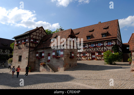 Teil der Kaiserburg in Nürnberg Stockfoto