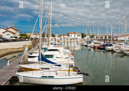 Ars En Re Harbor, Ile de Ré, Charentes Maritime Abteilung, Frankreich Stockfoto