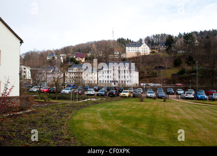 A. Lange & Söhne Park in der Uhrmacherei Stadt Glashütte, Sachsen. Stockfoto