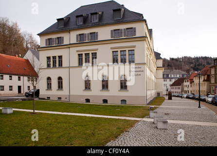 Das deutsche Uhrenmuseum Glashütte. Deutsche Uhrenmuseum Stockfoto