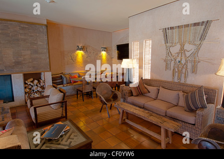 Hotel Alto Atacama, San Pedro de Atacama, Atacama Wüste, Chile. Stockfoto