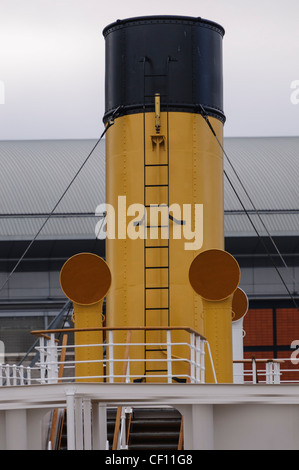 Das Nomadic, zart gebaut, um die Passagiere auf der Titanic in Cherbourg Fähre Schiff. Stockfoto