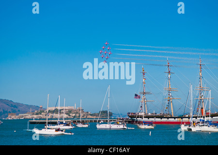 Royal Canadian Air Force "Snowbirds" Team Flotte Woche Air Show, San Francisco, Kalifornien, USA Stockfoto