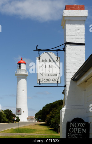 Split Point Lighthouse, Aireys Inlet, Victoria, Australien Stockfoto