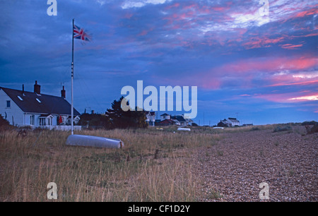 Sonnenaufgang über den Strand. Stockfoto