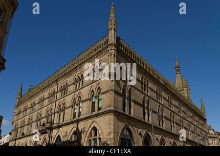 Die Wolle Exchange, Marktstraße Bradford, West Yorkshire. Stockfoto