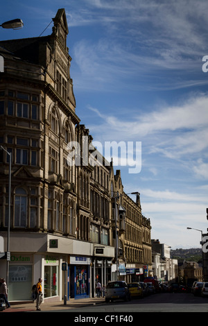 Viktorianischen Gebäude im Stadtzentrum von Darley Street Bradford. Auch das alte Royal Hotel; jetzt ein Zweig von Oxfam. Stockfoto