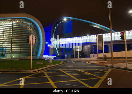 Dublin Airport Terminal 2 2 Uhr nachts Stockfoto