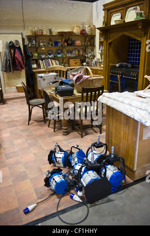 BBC Wales Pobol y Cwm walisischen Sprache TV-Drama Film set studio Stockfoto