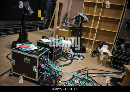 BBC Wales Pobol y Cwm walisischen Sprache TV-Drama Film set studio Stockfoto