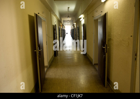 Das STASI-Gefängnis. Ehemalige sowjetische besondere Camp und Untersuchungshaft Gefängnis des Ministerium für staatliche Sicherheit DDR. Stockfoto