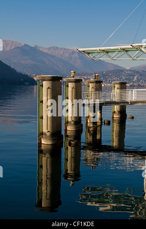 Luganersee, Campione d ' Italia, Italien Stockfoto