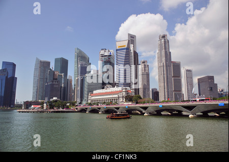 Singapur-Geschäftsviertel Stockfoto