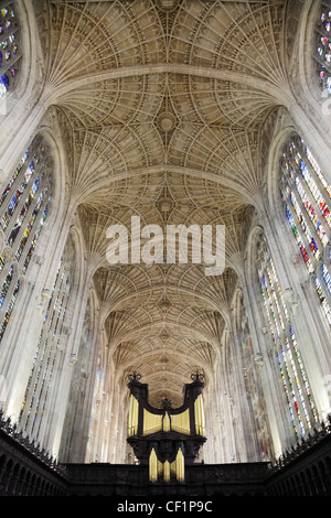 Innere des King es College Chapel, Cambridge 6 Stockfoto