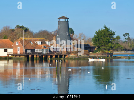 Die alte Mühle, Langstone, Chichester Harbour, Hampshire, Großbritannien Stockfoto