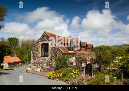 Großbritannien, England, Isle of Wight, Brighstone, Getreidemühle umgewandelt in Haus Stockfoto