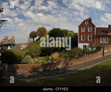 Brack Mount Norman Castle Motte in Lewes, East Sussex, Großbritannien Stockfoto