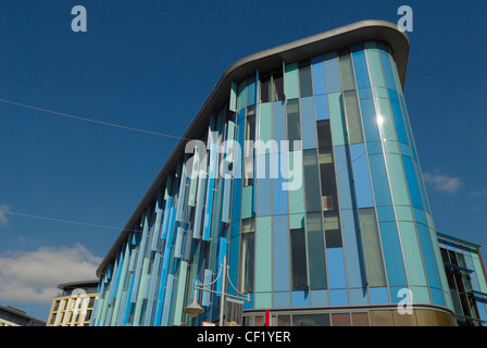 Die neue St. Davids Entwicklung in Cardiff, aufbauend auf der ursprünglichen St Davids Shopping Centre und The Hayes, schaffen eine einzigartige s Stockfoto