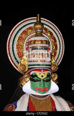 Kadhakali, ein klassischer Tanz-Drama von Kerala Stockfoto