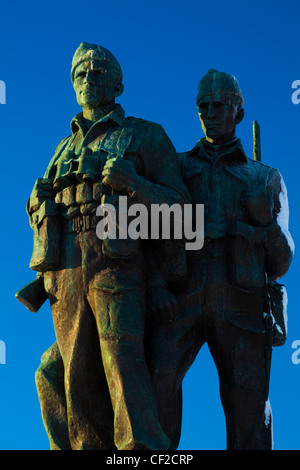 Das Commando Denkmal in der Nähe von Spean Bridge im Great Glen erinnert an die Kommandos, die im Bereich, während die zweite W ausgebildet Stockfoto