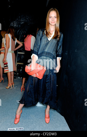 Chloe Backstage Paris Ready to Wear-Frühling-Sommer 2012 Stockfoto