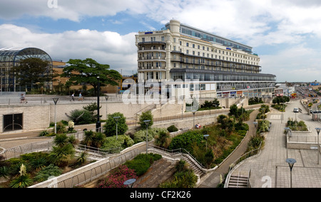 Das Park Inn Palace Hotel am Strand von Southend-on-Sea. Stockfoto