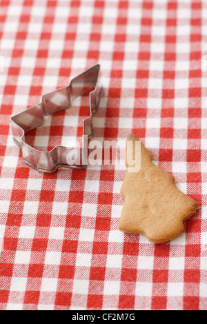 Lebkuchen auf eine Tischplatte Stockfoto
