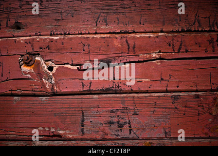 Roten Holzstruktur Stockfoto