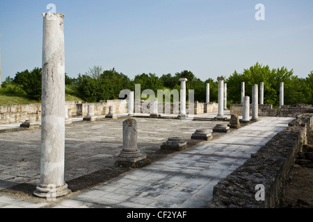 Archäologische reservieren Abritus, römische militärische Lager, später städtische Zentrum in der Provinz von Moesia Inferior im römischen Reich Stockfoto