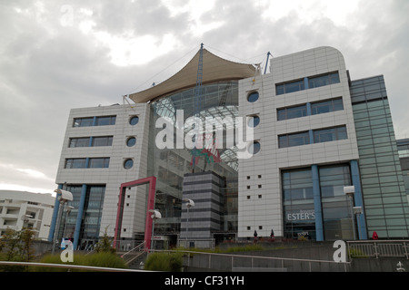 Das Einkaufszentrum Auchan Luxembourg Kirchberg, Luxemburg, Luxemburg. Stockfoto