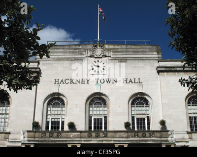 Hackney-Rathaus in Mare Street. Stockfoto