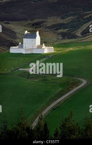 Burg in Corgarff. Corgarff Castle ist ein 16. Jahrhundert, viergeschossige Wohnturm, der im Jahre 1748 stark geändert wurde als es con war Stockfoto